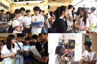 Student ambassadors introduce CW Chu College to prospective students